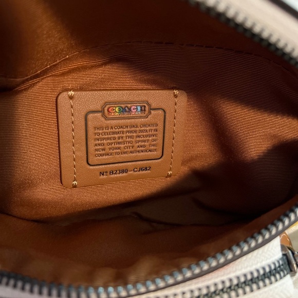 Coach Sprint Belt Bag 24: Rainbow Signature Canvas (Limited Edition PRIDE) - Picture 2 of 6